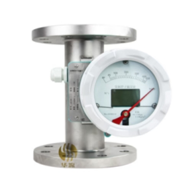 Metal tube float flow meter